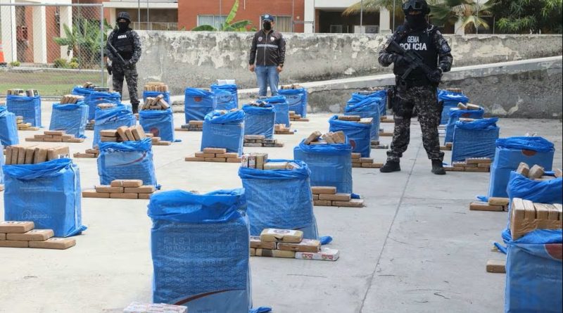 A $ 4.335 millones asciende el valor de la droga incautada en Ecuador durante el 2023